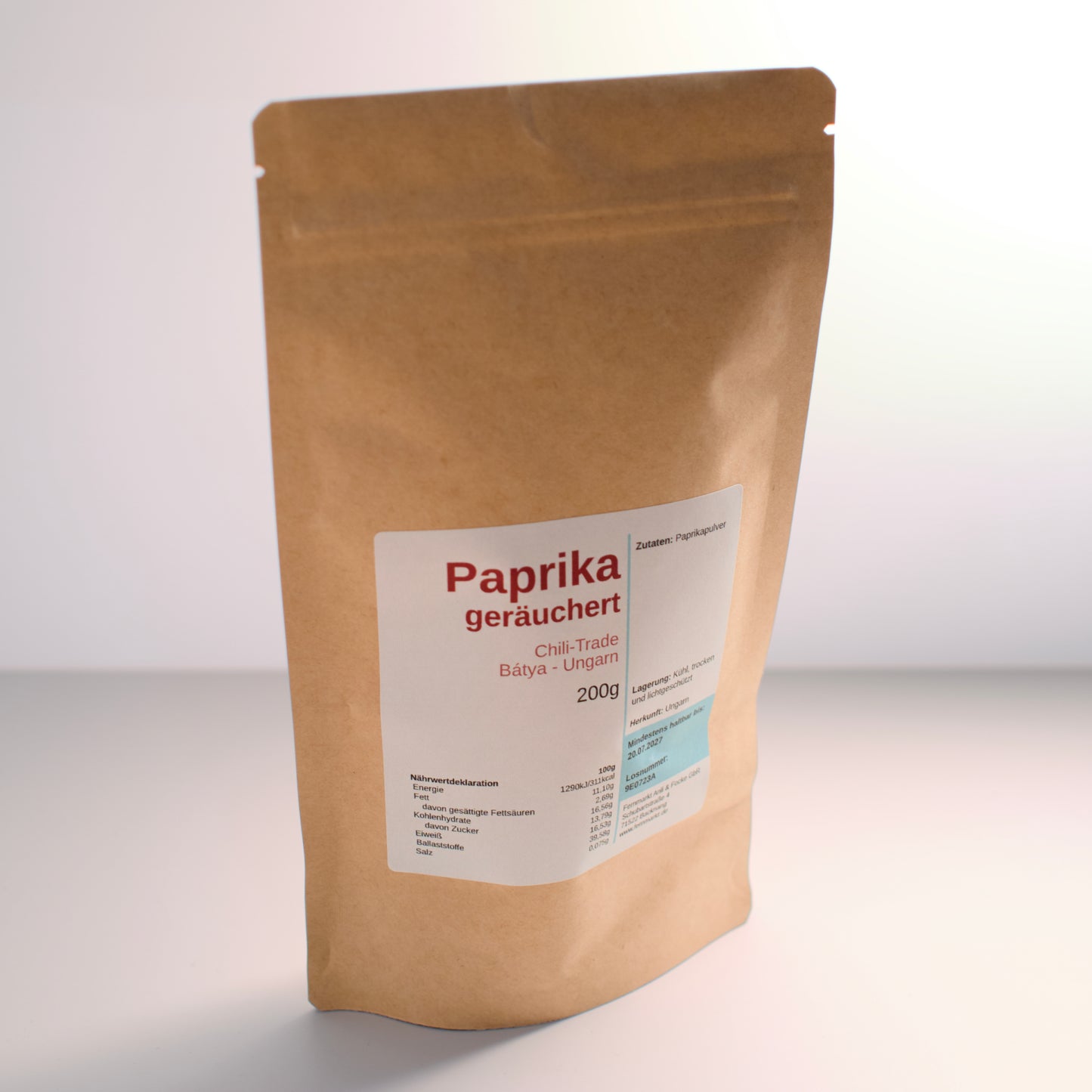 Paprikapulver geräuchert