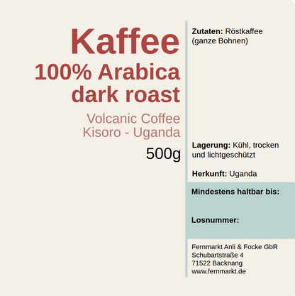 Volcanic Coffee - Dark Roast